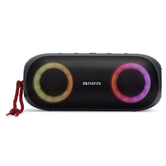 AIWA Prenosný reproduktor Bluetooth s TWS a svetelnými efektmi - BST-650MG