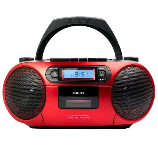 AIWA Rádio Boombox, CD, USB, Bluetooth - BBTC-550RD