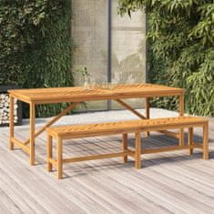 Petromila vidaXL Záhradný jedálenský stôl 200x90x74 cm akáciový masív