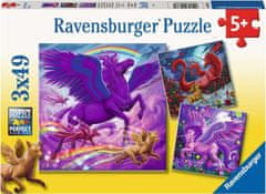 Ravensburger Puzzle Mýtickí vladári 3x49 dielikov