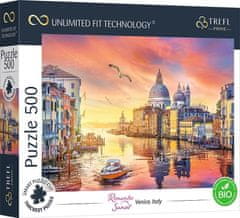 Trefl Puzzle UFT Romantic Sunset: Benátky, Taliansko 500 dielikov