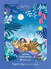 Trefl Puzzle UFT Velvet Soft Touch: Tigrov šlofík 500 dielikov