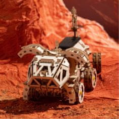 Robotime Rokr 3D drevené puzzle Planetárne vozítko Navitas Rover na solárny pohon 252 dielikov