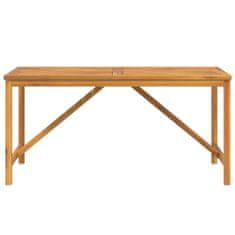 Petromila vidaXL Záhradný jedálenský stôl 150x90x74 cm akáciový masív