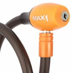 MAX1 zámok lanko Golem 800x12 mm 4kľúče