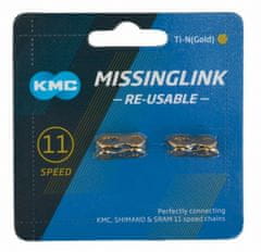 KMC spojka reťaze 11R Gold, 2 ks na blistri, cena za balenie