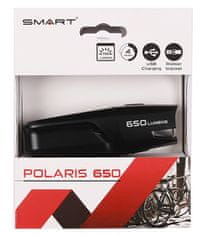 Smart svetlo predné Polaris 650 USB, dobíjacie