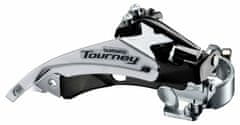 Shimano prešmykač FD-TY500TS, O 28,6-31,8-34,9mm Top Swing, Dual pull 42 zubov, pre 6/7speed v krabič