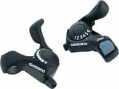 Shimano radenie SL-TX30LFB+R6A 6 kolo SIS + lanka 1800 a 2050mm (pár) v krabičke