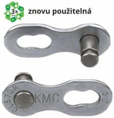 KMC spojka reťaze 7/8R EPT povrch, šedý 7,3 mm, 2 ks na blistri, cena za balenie