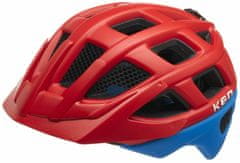 KED prilba Kail S fiery red blue matt 49-53 cm