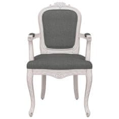 Vidaxl Jedálenské stoličky 2 ks tmavosivé 62x59,5x100,5 cm látka