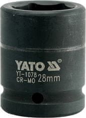 YATO Nadstavec 3/4" rázový šesťhranný 28 mm CrMo