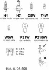 Compass Žiarovky servisný box univerzálny H7+H1