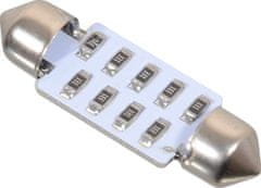 Compass Žiarovka 27 SMD LED 12V suf. SV8.5 38mm biela