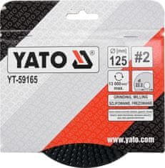 YATO Rotačná rašpľa uhlová 125 mm typ 2