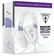 Turtle Beach Herné slúchadlá RECON SPARK, biela/fialová, PC (Xbox One, PS5, Nintendo)