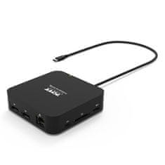 Port Designs PORT CONNECT USB-C Dokovacia stanica 10v1, 2x4K Display Port, 5x USB-A, USB-C 85W PD, Ethernet, SD