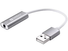 Sandberg Headset USB converter, adaptér 3,5 mm jack na USB