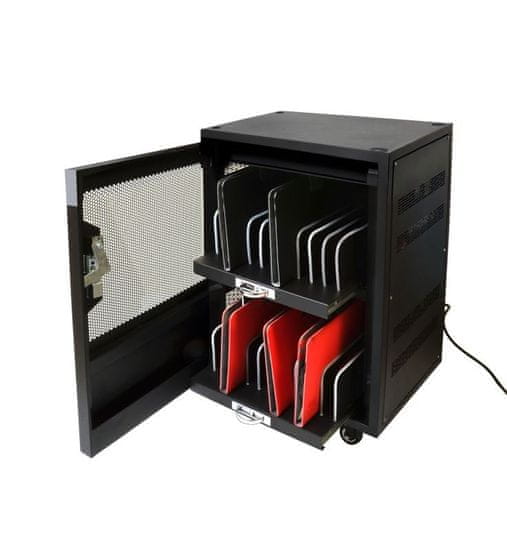 Port Designs PORT CONNECT CHARGING CABINET 20 UNITS, čierny