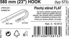 Compass Stierač FLAT BULK (HOOK) 23"/580mm