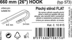 Compass Stierač FLAT BULK (HOOK) 26"/660mm