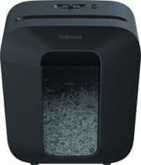 Fellowes skartovač LX 25/ křížový řez 4x40 mm/ objem koše 11,5 l/ stupeň utajení P-4 (důvěrné)/ černý