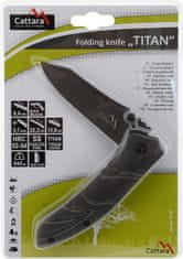Cattara Nôž zatvárací TITAN s poistkou 22cm