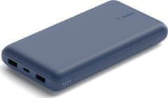 Belkin Belkin Power Bank, 20000 mAh, USB-A, 15W, modrá
