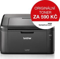 BROTHER laser HL-1222WE tonerbenefit/ A4 / 2400x600 dpi / černobílá / 20str./min. / USB / Wi-Fi