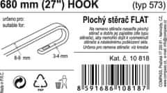 Compass Stierač FLAT BULK (HOOK) 27"/680mm