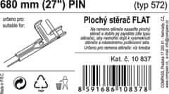 Compass Stierač FLAT BULK (PIN) 27"/680mm