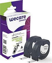 Armor WECARE ARMOR páska kompatibilní s DYMO S0721510,Black/White,2*12mm*4m