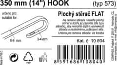 Compass Stierač FLAT BULK (HOOK) 14"/350mm