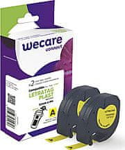 Armor WECARE ARMOR páska kompatibilní s DYMO S0721620,Black/Yellow,2*12mm*4m