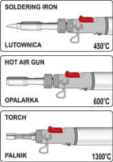 Vorel Spájka plynová 3v1, 15ml, 25-80W