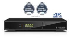 AB-COM AB DVB-S2/S2X set-top-box CryptoBox 800UHD/ 4K UHD/ H.265/HEVC/ čtečka karet/ HDMI/ 2x USB/ AV/ LAN/ PVR/ EPG/ Timeshift