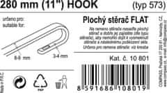 Compass Stierač FLAT BULK (HOOK) 11"/280mm