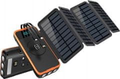 Oem Wodasport - SOLARWINGS OUTDOOR ADVENTURE, T16P4, 16000 MAH, 4x SOLAR PANEL 1,2AH, Solarní powerbanka