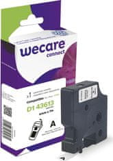 Armor WECARE ARMOR páska kompatibilní s DYMO S0720780,Black/White,6mm*7m