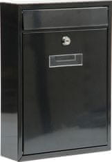 Vorel Poštová schránka 360x260x80mm čierna