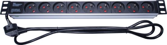 PremiumCord PremiumCord panel do 19" 1U, 9x230V, 2m