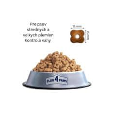 Club4Paws Premium LIGHT. For weight control 5 kg. Pre dospelých psov stredných a veľkýh plemien, sterilizované s morkou