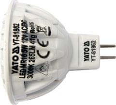 YATO LED žiarovka 5W MR16 265 lúmen 12V ( 25W )