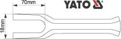YATO Prípravok na guľové čapy riadenia YATO, vyrážač