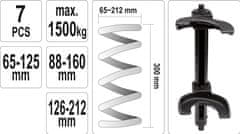 YATO Sťahovák pružín MacPherson s vymeniteľnými čeľusťami