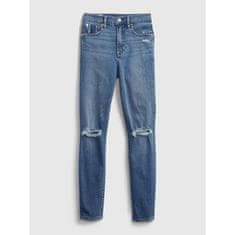 Gap Pravé skinny džínsy s vysokým vzrastom GAP_703496-00 27