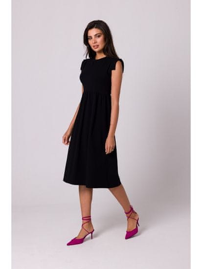 BeWear Dámske mini šaty Clariwse B262 čierna