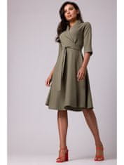 BeWear Dámske spoločenské šaty Ibliramur B255 olivová XXL