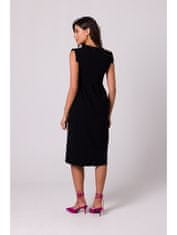 BeWear Dámske mini šaty Clariwse B262 čierna XXL
